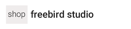 Freebird studio e-shop